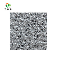 Panneaux en mousse d'aluminium à cellules ouvertes sphériques TOB, épaisseur 10 mm, pureté 98 %