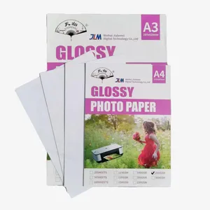 A4 200g fonte papier photo brillant enduit pour imprimante jet d'encre