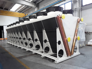 Enfriador Seco Tipo V de Alto Rendimiento Vltherm con Ventilador AC/EC 380V-480V -30~60C para Ahorro de <span class=keywords><strong>Agua</strong></span> y Refrigeración Industrial en Medio Oriente y Australia - Product Image 1