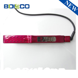 Bdisco Hair Straightener 230C Digital Display Dual Wet Dry Use Adjustable Temperature Electric Iron - Product Image 1