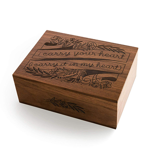 Decorativi di Vendita calda Su Misura In Legno Keepsake Box Contenitore di Regalo di Legno