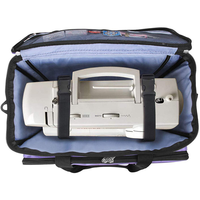 Sacs de voyage personnalisés en polyester Organisateur de machine à coudre roulante avec roue et bandoulière Sacs fourre-tout universels à bagages à roulettes