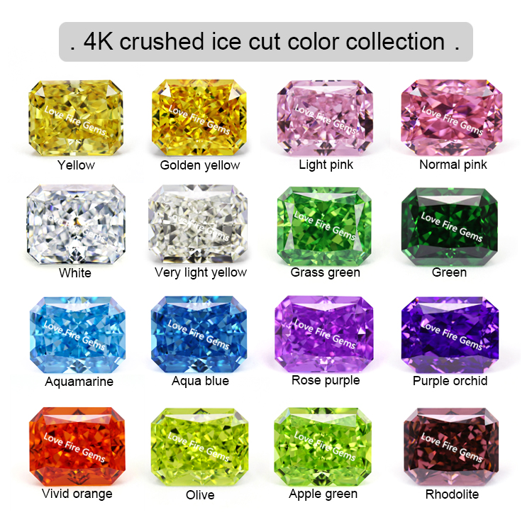 StoneColdCrazy出品 Large Size 50mm Round Shape Electroplating Colorful Cubic