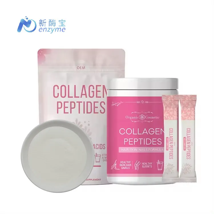 Wholesale Bulk Hydrolyzed Collagen Peptides Powder Drink OEM Private Label Collagen Peptides Powder Drink