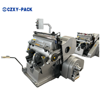 Nouvelle machine manuelle de pliage et de découpe de papier cartonné 5KW 18-25 PCS/Min pour boîtes en carton
