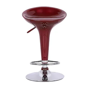 Hot Sale Promotion Adjustable ABS Bar Stool Modern Factory Wholesale Bar Furniture Plastic Bar Chair