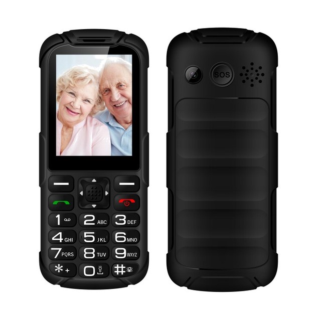 Custom Logo 2.8 Inch TFT Display Linux Dual SIM Rugged Bar Design Seniors Phone