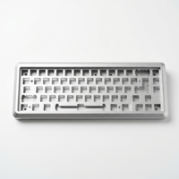 Boîtier de clavier mécanique usiné CNC sur mesure, touches en aluminium anodisé, service d'usinage de haute précision pour clavier DIY
