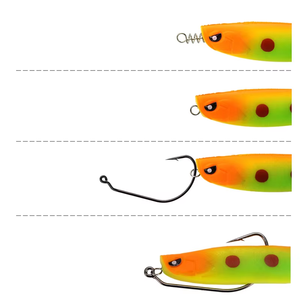 Hameçons Texas Rig 50 pièces avec aiguille de verrouillage et goupille à ressort, hameçons barbelés pour leurres souples, pour la pêche en eau douce (bar, truite, <span class=keywords><strong>brochet</strong></span>) - Product Image 1
