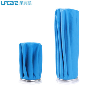 Compresa de hielo reutilizable Lefka para rodilla y tobillo, compresa fría/caliente, material de PVC azul lago - Product Image 3