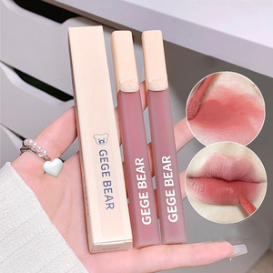 Đề nghị gege gấu nhung sương mù mặt Matte Lip men độ ẩm mịn đầy đủ màu sắc Matte không dính cup Lip Gloss mỹ phẩm - Product Image 4