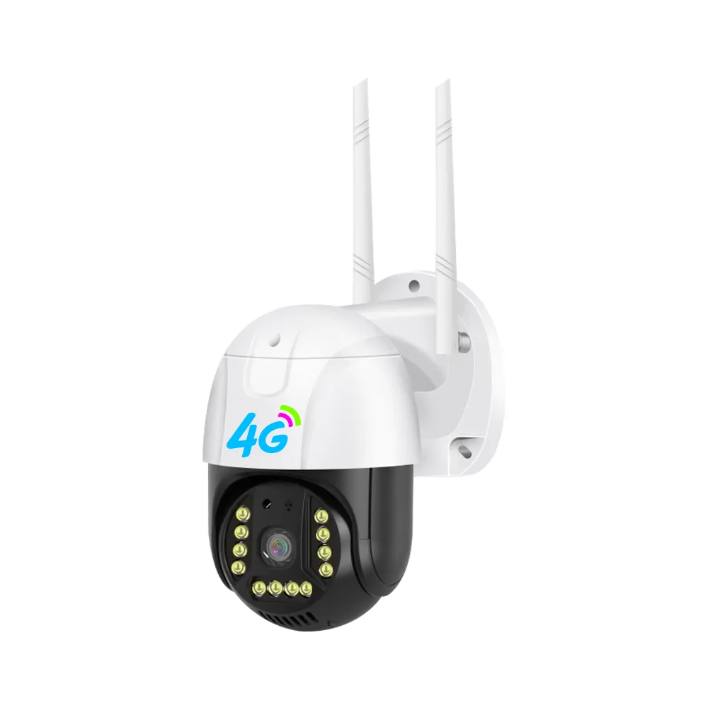 2022 hot selling V380 Pro outdoor 2.8 inch ptz 4g security camera colorful IR night vision 3MP auto tracking PTZ camera 4G