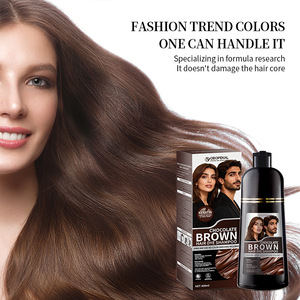 Crème colorante capillaire au <span class=keywords><strong>chocolat</strong></span>, douce et non-irritante, teinture capillaire à base de plantes pour couvrir les cheveux gris - Product Image 2