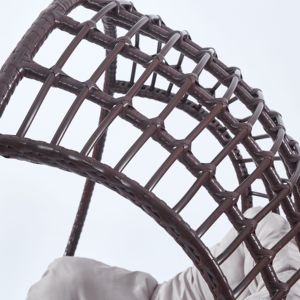 Sedie sospese per camere da letto rattan singolo con gambe supporto per altalena da esterno migliore sedia a uovo doppia all'ingrosso senza gancio - Product Image 4