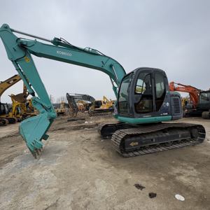 Excavatrice sur chenilles d'occasion Kobelco SK135SR/SK135UR, 13 tonnes, importée du Japon, pompe Mitsubishi, bien entretenue, bon état de marche - Product Image 1