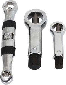 Brise-écrou en acier robuste Cracker cassé endommagé extracteur d'écrou vis coincé enlèvement outils de fractionnement outils de retrait - Product Image 1