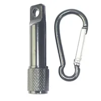 Mini lampe de poche LED en aluminium personnalisée Lumière tactile puissante avec design créatif coloré Lumière de poche cadeau pour le camping et la randonnée