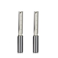 Fraise droite à deux dents KERUSI 1/2*1/2*50 en carbure de tungstène pour le travail du bois CNC, panneaux de particules, ODM OEM