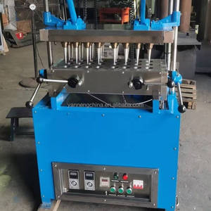 เครื่องทำวาฟเฟิลโคนไอศกรีมแบบอัตโนมัติ เครื่องทำโคนไอศกรีมเชิงพาณิชย์ เครื่องทำวาฟเฟิลโคนไอศกรีม ถาดไข่ และชาม - Product Image 5