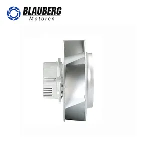 Blauberg 355mm 230v Air Cleaning Wall Heat Commercial Exhaust Hood Backward Ec Centrifugal Fans For Nail Table