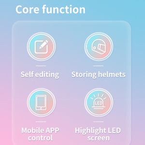 Mochila Led para montar, mochila escolar, carcasa dura, Maleta de gran capacidad, impermeable, Diy, bolso para casco de caballero, mochila de viaje para ordenador portátil para niñas - Product Image 2