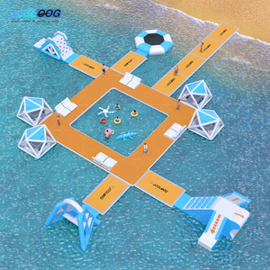 JOOLOOG commerciale spiaggia grande gonfiabile galleggiante piattaforma per il tempo libero per le attività ricreative - Product Image 3