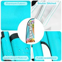 Publicité, drapeaux sans plumes personnalisés, drapeaux de plage pour la crème glacée, bannières pour la publicité commerciale