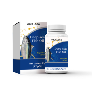 Cápsulas de gelatina blanda Omega 3 de Etiqueta Privada, suplementos para la salud del cerebro y el corazón, uso para adultos, 60 unidades - Product Image 1