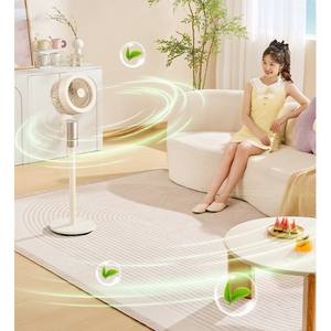 Ventilador Circulador de Aire Whin de 13/17.9 Pulgadas con Control por Voz, Ventilador Eléctrico de Pie con Luz, Color Albaricoque - Product Image 2