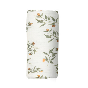 Couverture d'emmaillotage en crêpe de coton double couche <span class=keywords><strong>ultra</strong></span> douce, vente en gros d'usine, serviette de bain pour bébé, enveloppement pour nouveau-né et nourrisson - Product Image 2