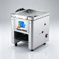Nouvelle machine à déchiqueter la viande automatique de comptoir en acier inoxydable, prix de gros PS / Trancheuse de type tiroir à épaisseur réglable 300 kg/h