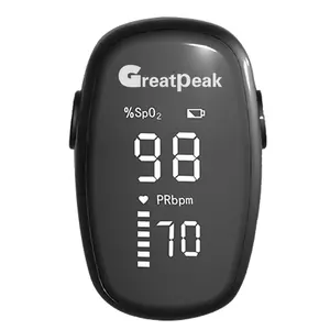 Finger Rechargeable Blood Oxygen Oximet Heart Rate Monitor Oxygen Blood Measurer Pulse Oxy Meter Finger