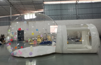 Maison Amusante pour Fête d'Enfants Géante Gonflable Transparente Dôme Igloo Cristal Ballons Tente Bulle Gonflable Maison Bulle Transparente