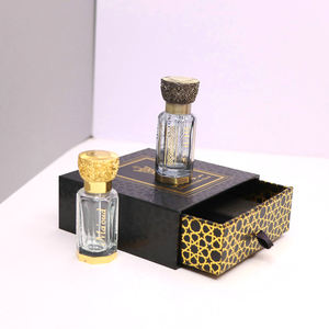 Groothandel Moderne <span class=keywords><strong>3Ml</strong></span> 6Ml 12Ml Luxe Gepolijste Lege Decoratieve Attar Navulbare Kristallen Parfumolieflessen Met Verpakkingsdoos - Product Image 1