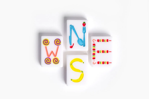 ชุดไพ่นกกระจอกอะคริลิคสีขาวนมหรูหรา แบบชั้นเดียว รูปทรงสี่เหลี่ยม ลายสร้างสรรค์ ไพ่นกกระจอกอเมริกัน รุ่นอเมริกาน่าไลน์ - Product Image 3