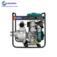 Pompe à eau auto-amorçante diesel Yuchai YC80BE pour l'agriculture, diamètre 3 pouces, hauteur de refoulement max. 28m, YC178FE pour l'irrigation agricole