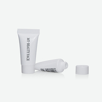 Tubo Exprimible de PE Vacío, Personalizado con Serigrafía Negra, Tubo Suave con Tapa de Rosca para Crema para el Cuidado de la Piel y Aceite Esencial