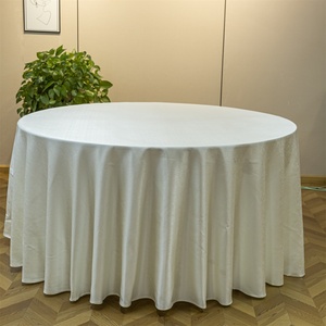 ผ้าปูโต๊ะทรงกลมลายดอกไม้แจ็คการ์ด โพลีเอสเตอร์ ขนาด 120 นิ้ว คุณภาพพรีเมียม ไม่ยับ กันน้ำ ปรับแต่งได้สำหรับงานแต่งงานสุดหรู - Product Image 1