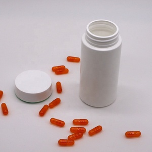 200ml de plástico de HDPE forma cilindro botella de medicina botella mate cuerpo dos capa de Color personalizado logotipo en relieve botellas de plástico - Product Image 3