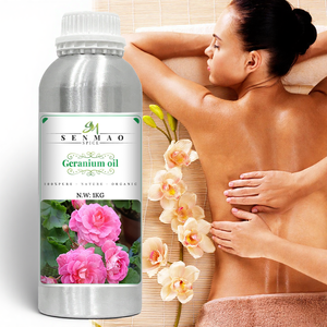 Huile essentielle de géranium Bio 100% Pure Nature Huile de parfum de géranium Diffuseur d'huiles de massage pour le corps Soins de la peau - Product Image 1