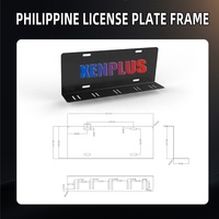 Xenplus PZ2-GM01-2 200W 60000LM Phare auxiliaire à LED avec lentille de projecteur, feux de plaque d'immatriculation, puce 3570, yeux de démon, kit étanche IP68