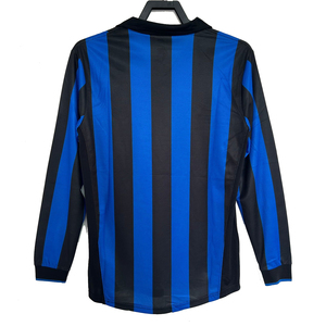 ชุดฟุตบอลฤดูร้อนสไตล์เรโทร 1998/99 เสื้อทีมเหย้าอินเตอร์ แขนยาว ชุดแข่งขันสโมสรยุโรป แห้งเร็ว - Product Image 2