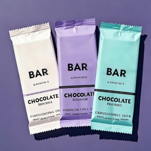 Sacs d'emballage personnalisés imprimés de qualité alimentaire avec fermeture dorsale, type oreiller, en aluminium pour noix, chocolat, barres protéinées et énergétiques, emballage alimentaire - Product Image 3