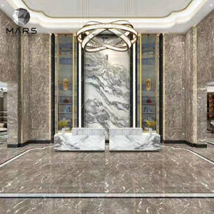 Дешевые горячие продажи большие плиты Кипр серые напольные плитки турецкий серый мрамор для проекта - Product Image 4