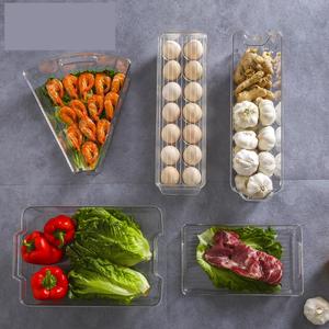 Boîtes de rangement pour réfrigérateur en plastique transparent pour aliments, garde-manger, congélateur, fruits et légumes - Product Image 4