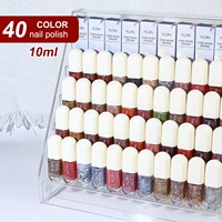 KUDAN 1. Vernis à ongles pelable à l'eau 10 ml, 40 couleurs, pailleté et mat, certifié CPNP HALAL ISO22716, vente en gros OEM, direct usine 20 ans d'expérience