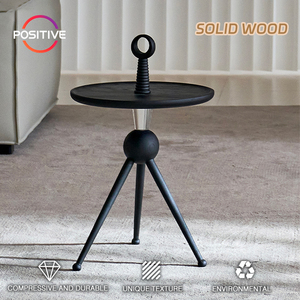 <span class=keywords><strong>Mesa</strong></span> de esquina de estilo antiguo de estilo moderno, estilo de diseñador, minimalismo, <span class=keywords><strong>mesa</strong></span> auxiliar de madera maciza acrílica redonda <span class=keywords><strong>Individual</strong></span>, - Product Image 2