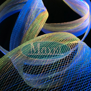 Filet de fibres optiques lumineuses, lumières en maille de fibres optiques LED, vente chaude, éclairage en maille de fibres optiques pour arbre et <span class=keywords><strong>plafond</strong></span> - Product Image 4