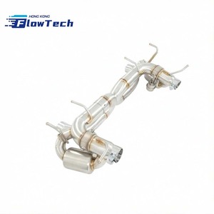 Sistema de Escape con Válvulas de Acero Inoxidable 304 con Tubo en X y Silenciador para Ferrari 458 Italia 4.5L V8 - Product Image 5