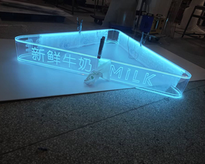 Biểu tượng tùy chỉnh treo tường quảng cáo biển Ngoài trời Acrylic Hộp đèn irrregular chiếu sáng treo cho cửa hàng - Product Image 4